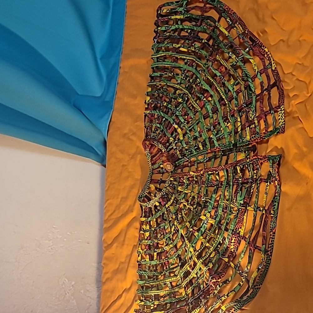 Ankara Lace Cape